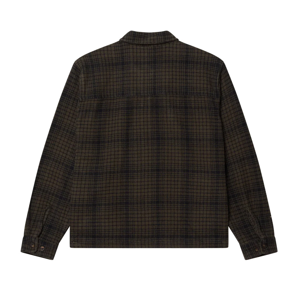 Plaid shirt on a white background