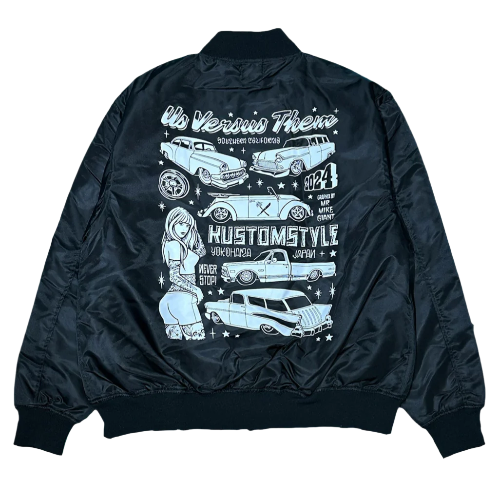 KustomStyle X US Vs Them Jacket Black