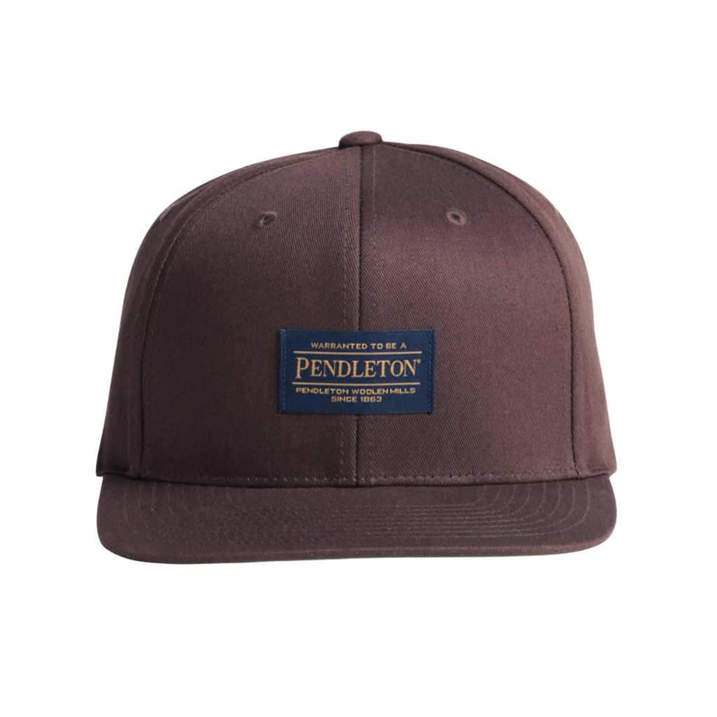 Logo Flat Brim Brown