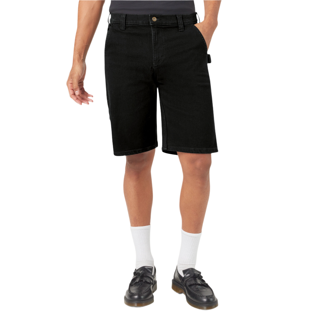 Denim Utility Shorts 11" Black Denim