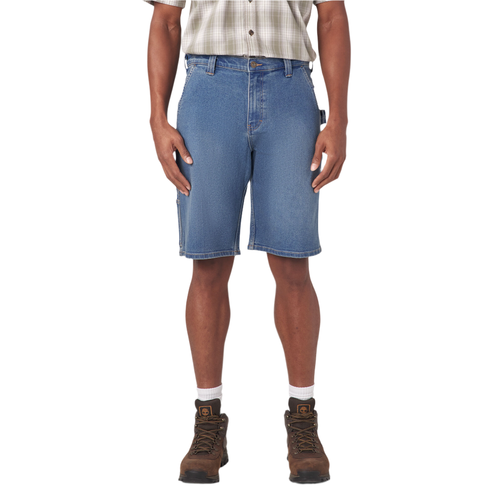 Denim Utility Shorts 11" Light Denim Wash