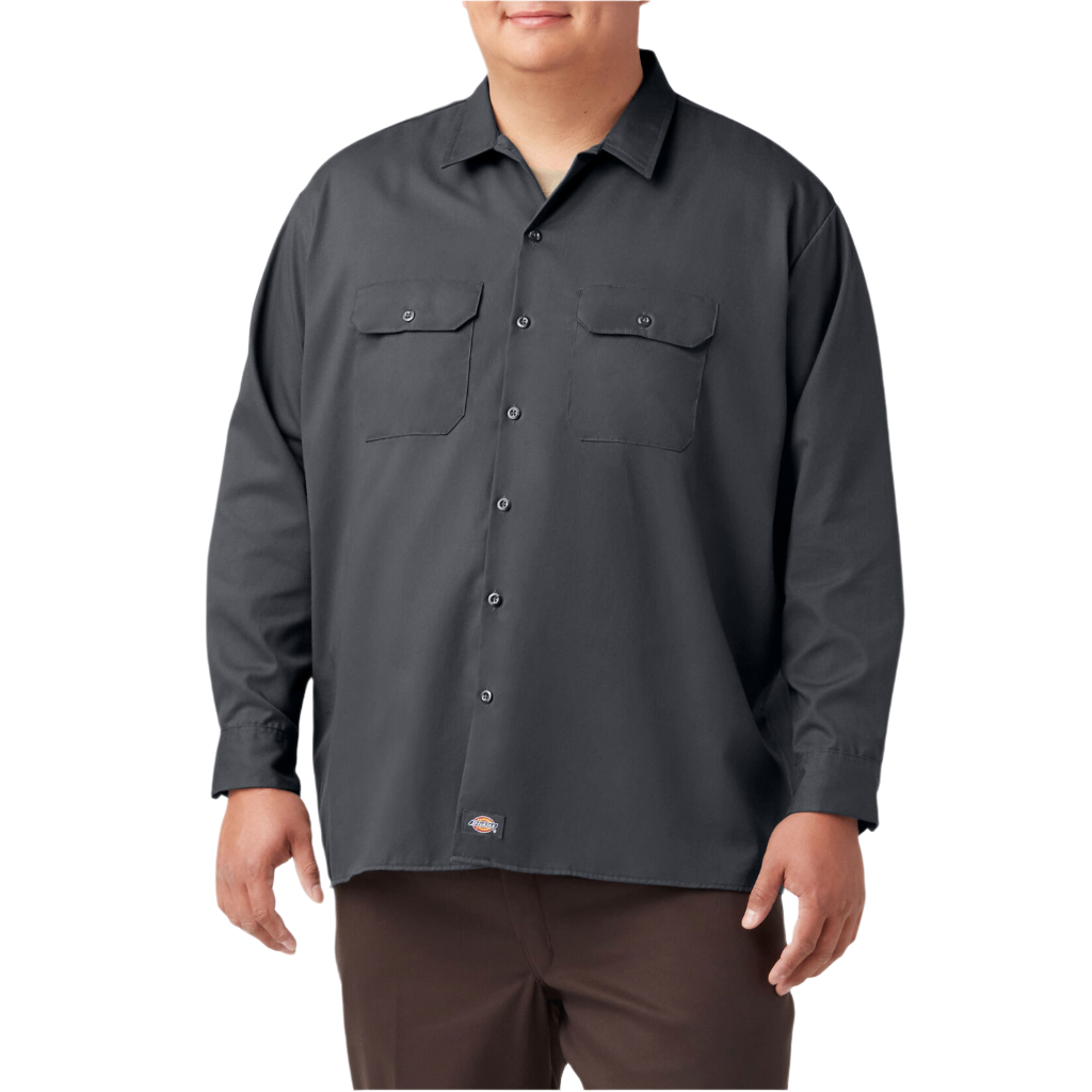 Long Sleeve Work Shirt Charcoal