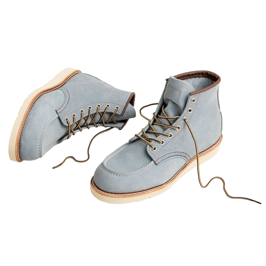 Classic Moc 8800 Dusty Blue Abilene Leather