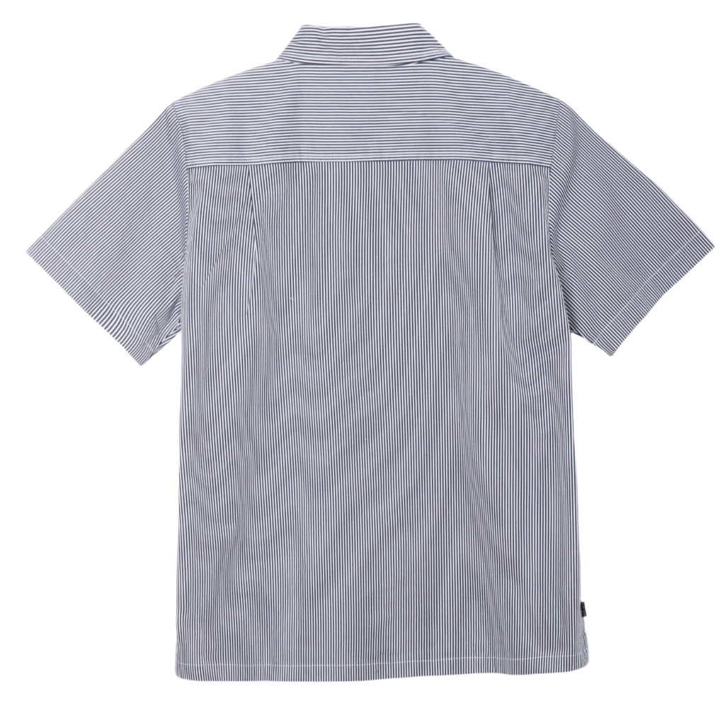 Nelson SS Woven White/Indigo