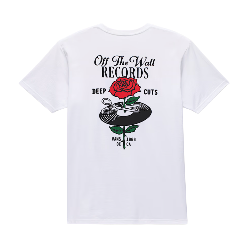 Deep Cut SS Tee White