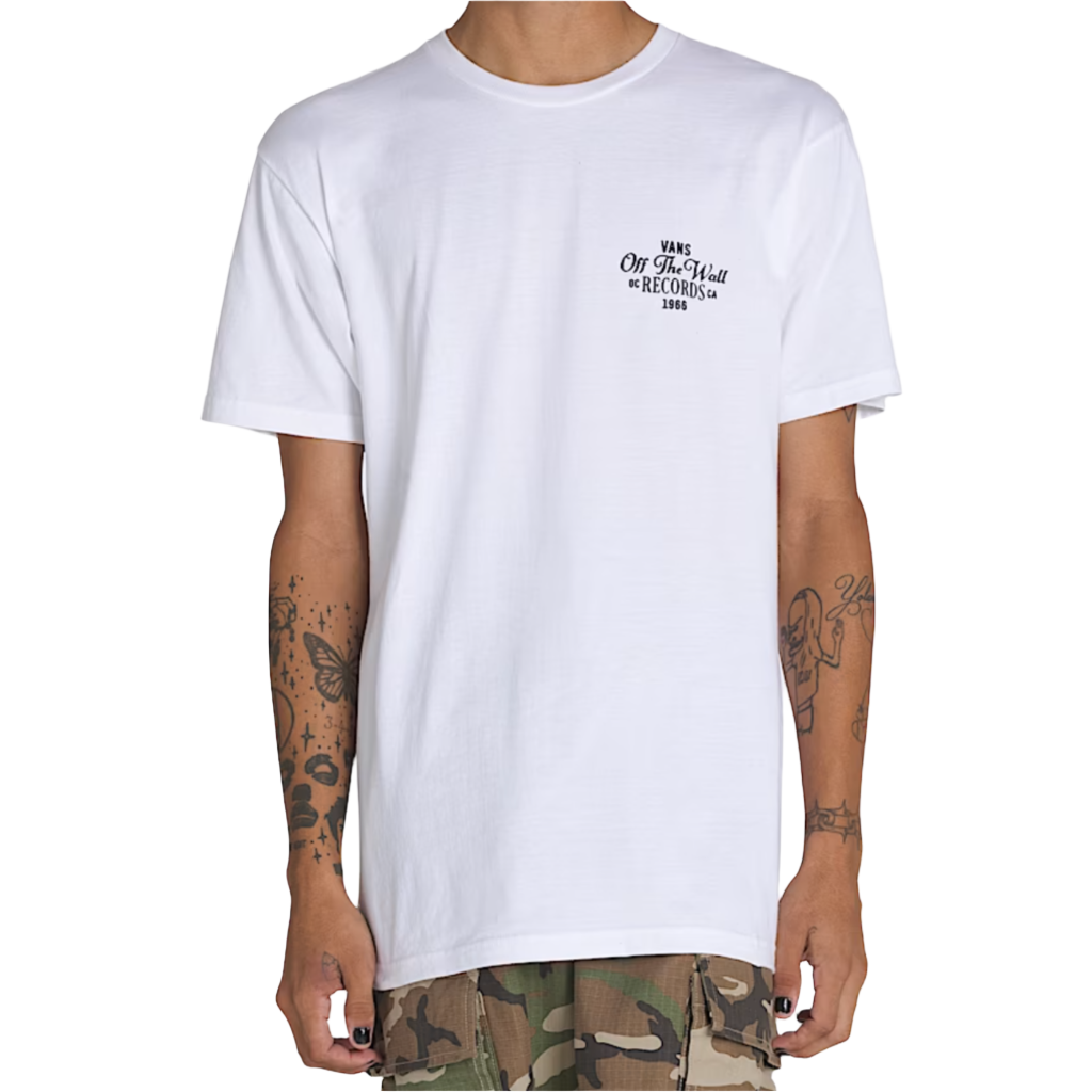 Deep Cut SS Tee White