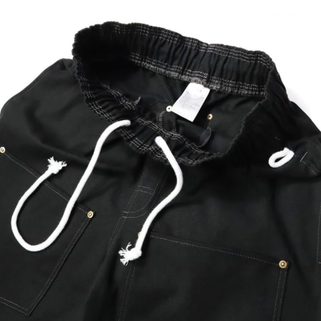 Chef Shorts Front Pocket Black