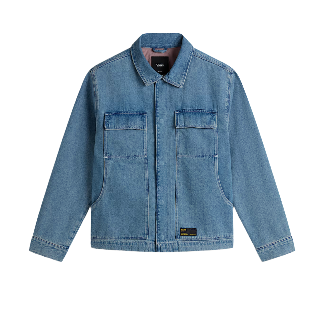 McAvoy Denim Station Jacket Stonewash Blue