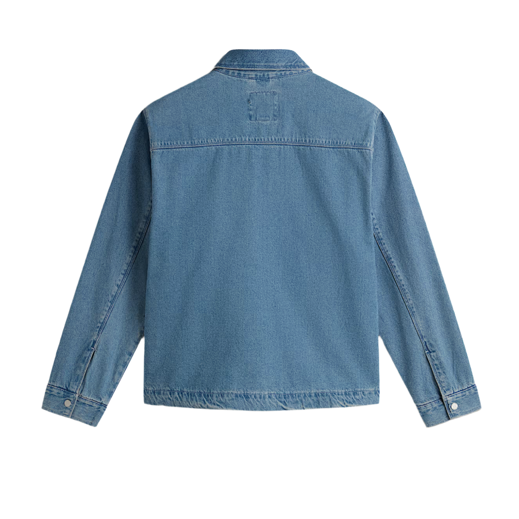 McAvoy Denim Station Jacket Stonewash Blue