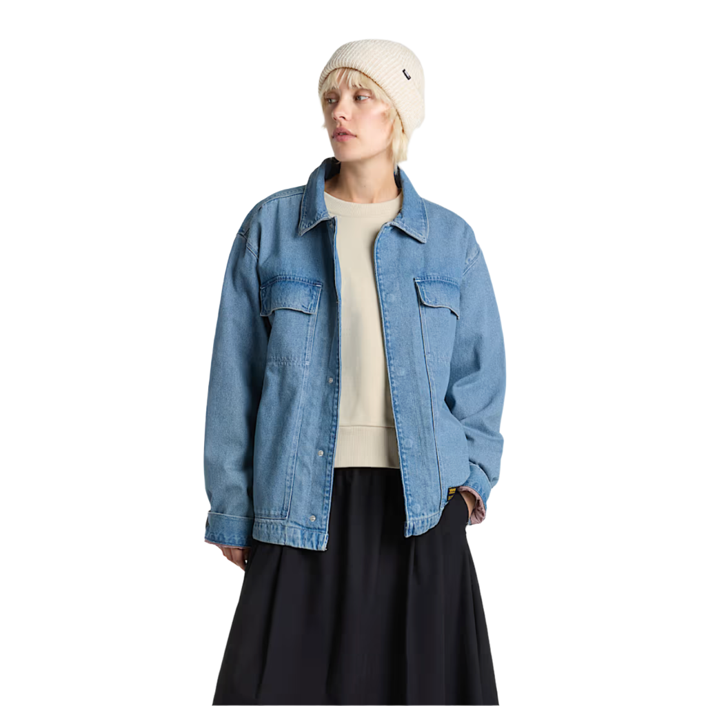 McAvoy Denim Station Jacket Stonewash Blue
