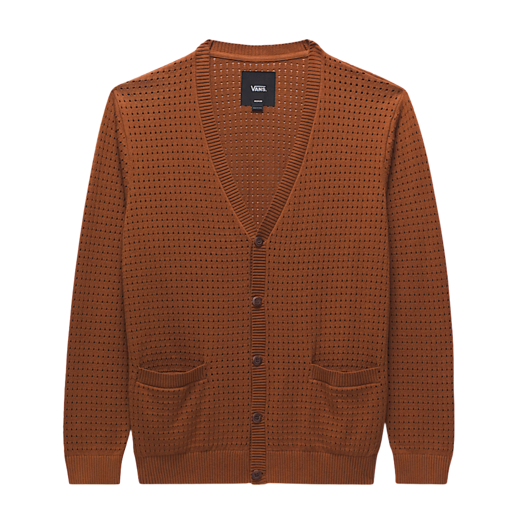 Griffin Pointelle Cardigan Tortoise Shell