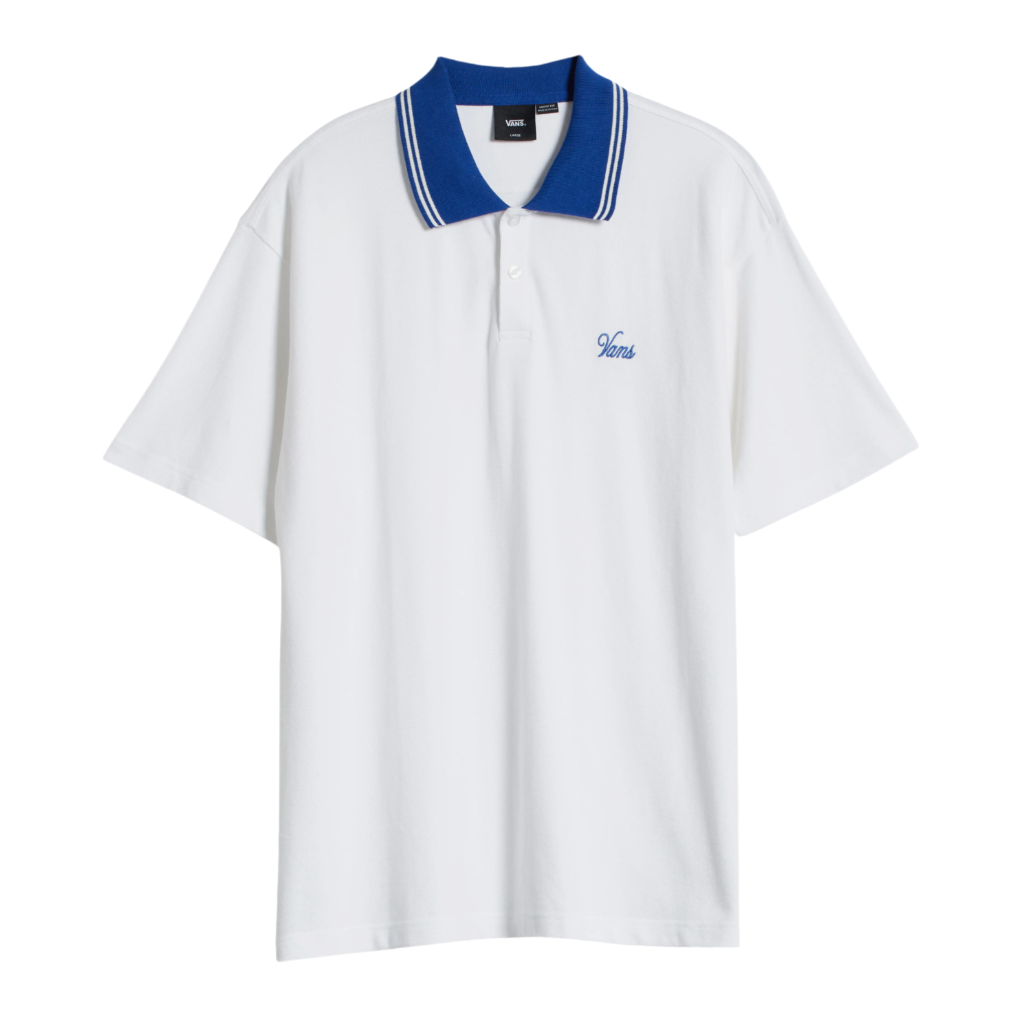 Carson Polo Shirt White/True Blue