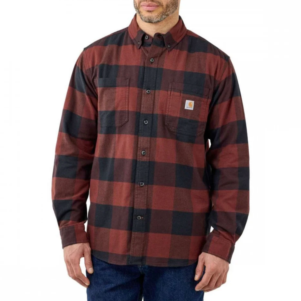Rugged Flex Midweight Flannel Mineral Red