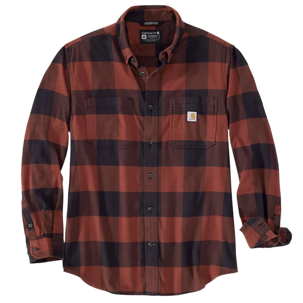 Rugged Flex Midweight Flannel Mineral Red