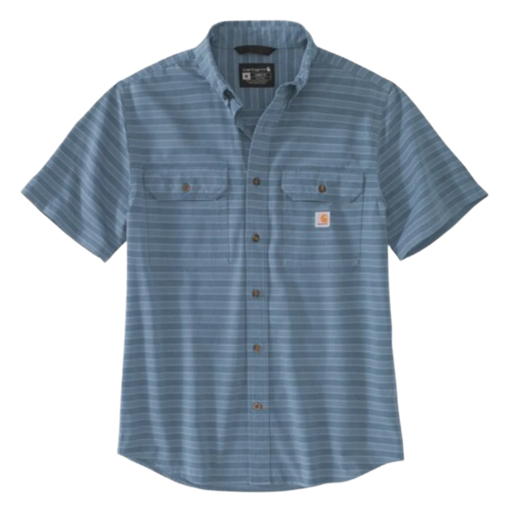 Midweight S/S Plaid Shirt Blue