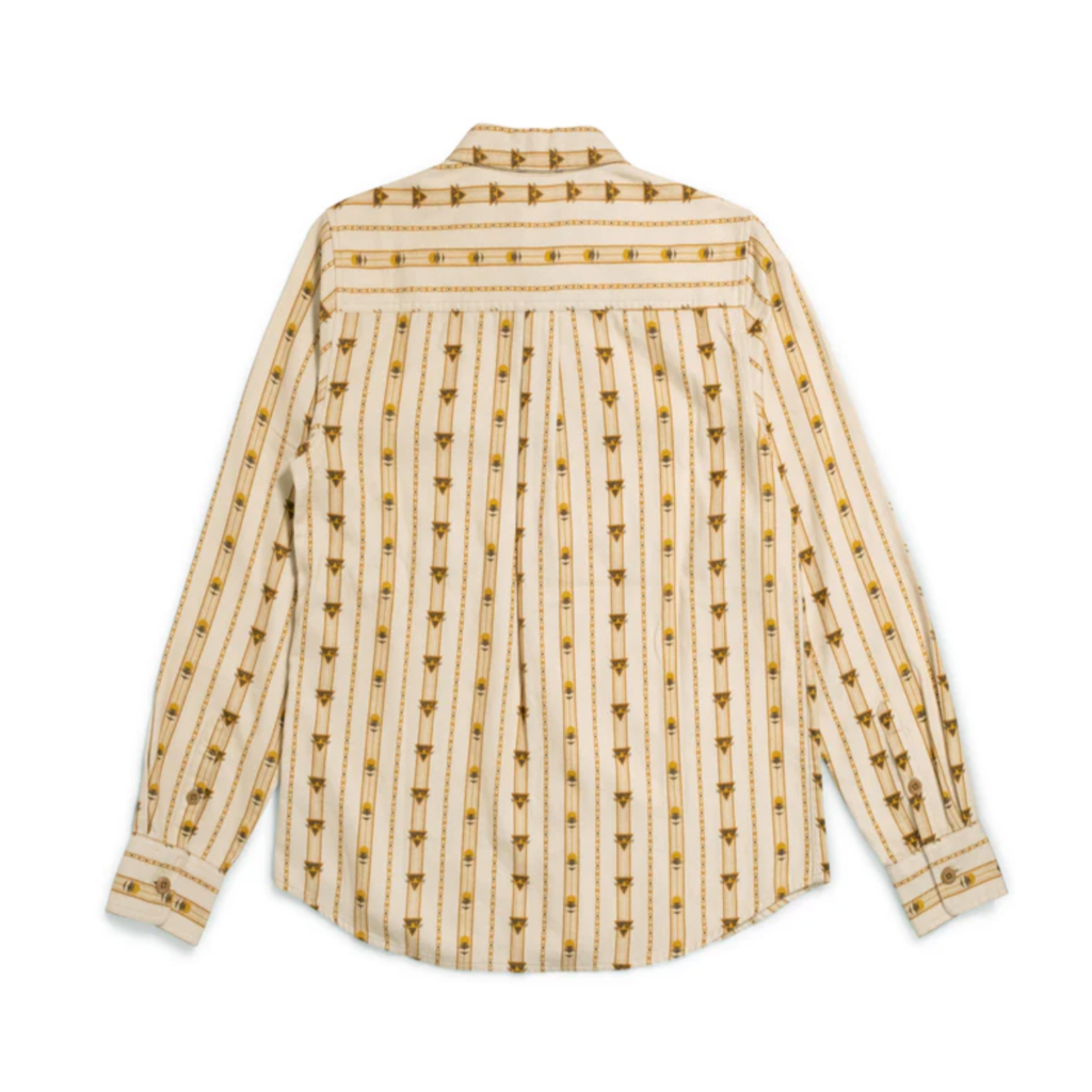 Mountain Shirt L/S Mountain Angle Bone White