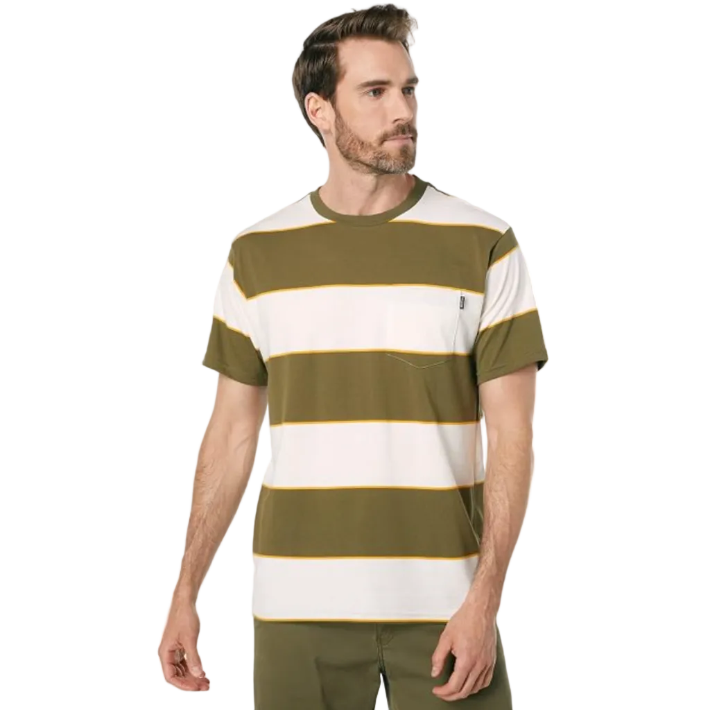 Hilt S/S PKT Military Olive/Off White/Gold
