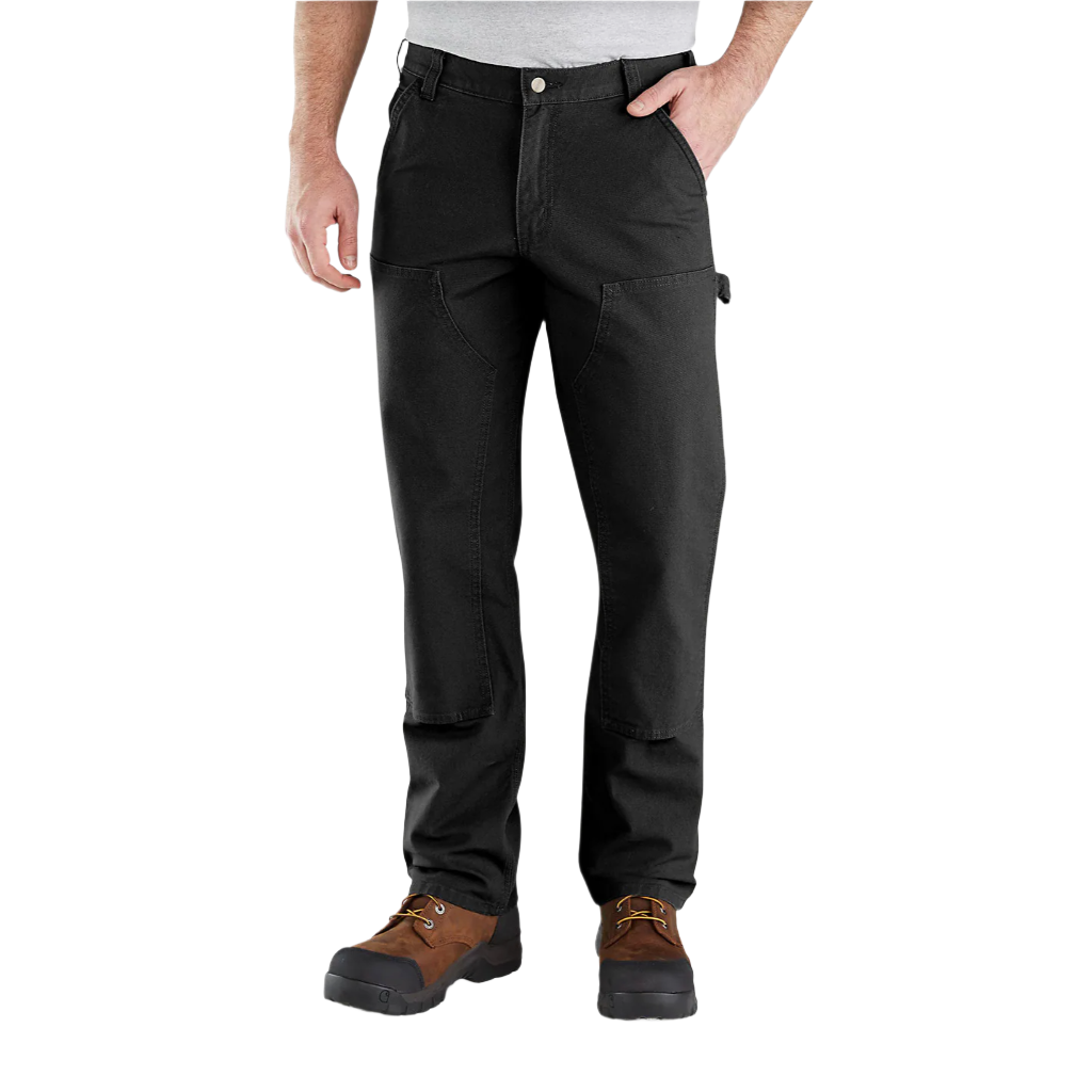 Rugged Flex Duck Relaxed Double-Front Pants Black