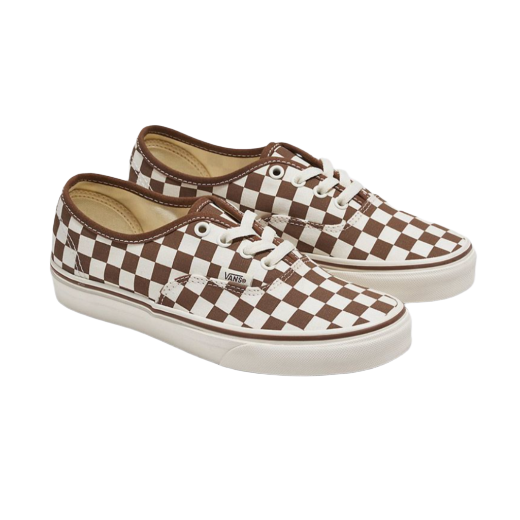Vans Authentic Checkboard Brown Shoes – Gunthers Supply And Goods