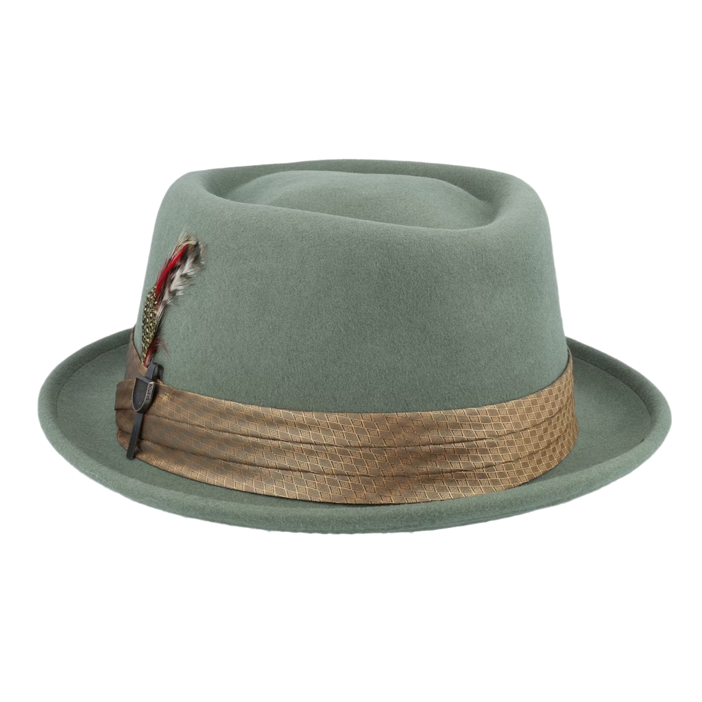 Stout Pork Pie Light Moss/Coffee Diamond