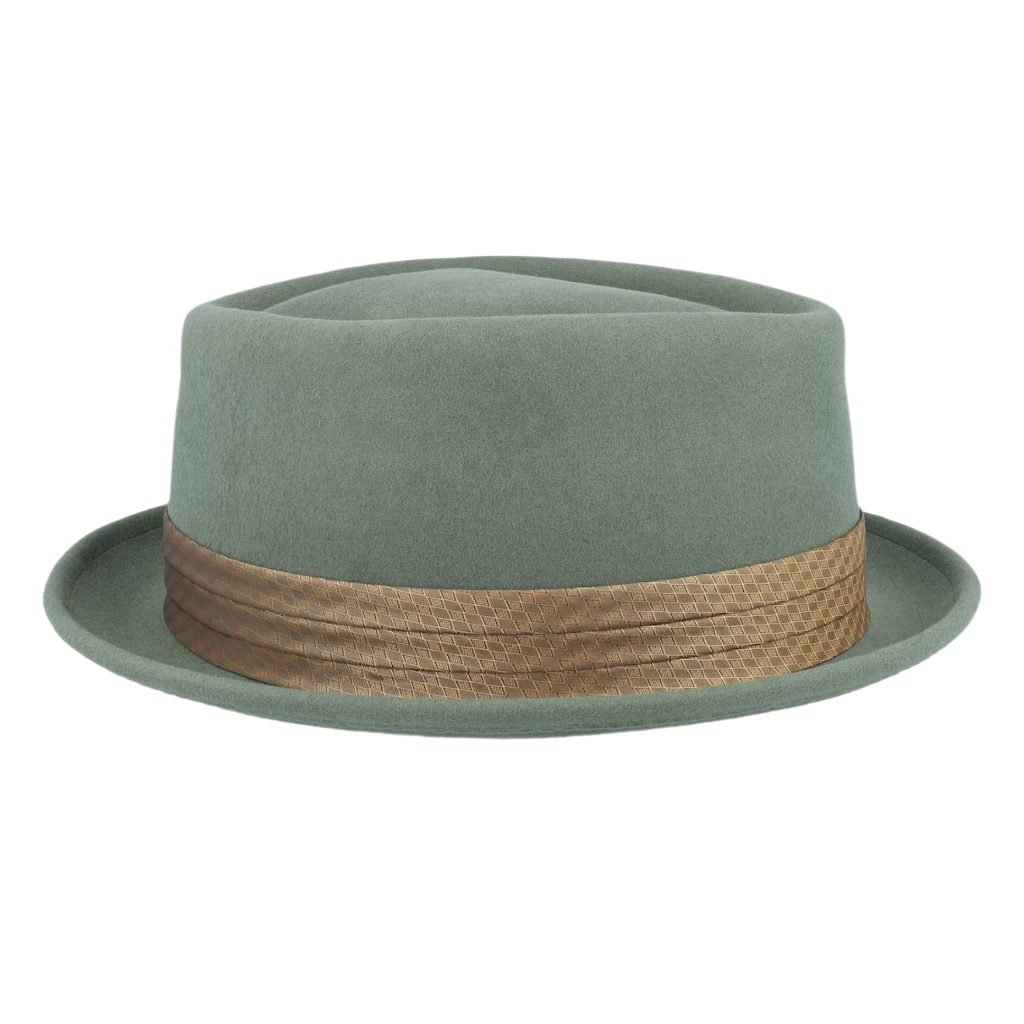 Stout Pork Pie Light Moss/Coffee Diamond