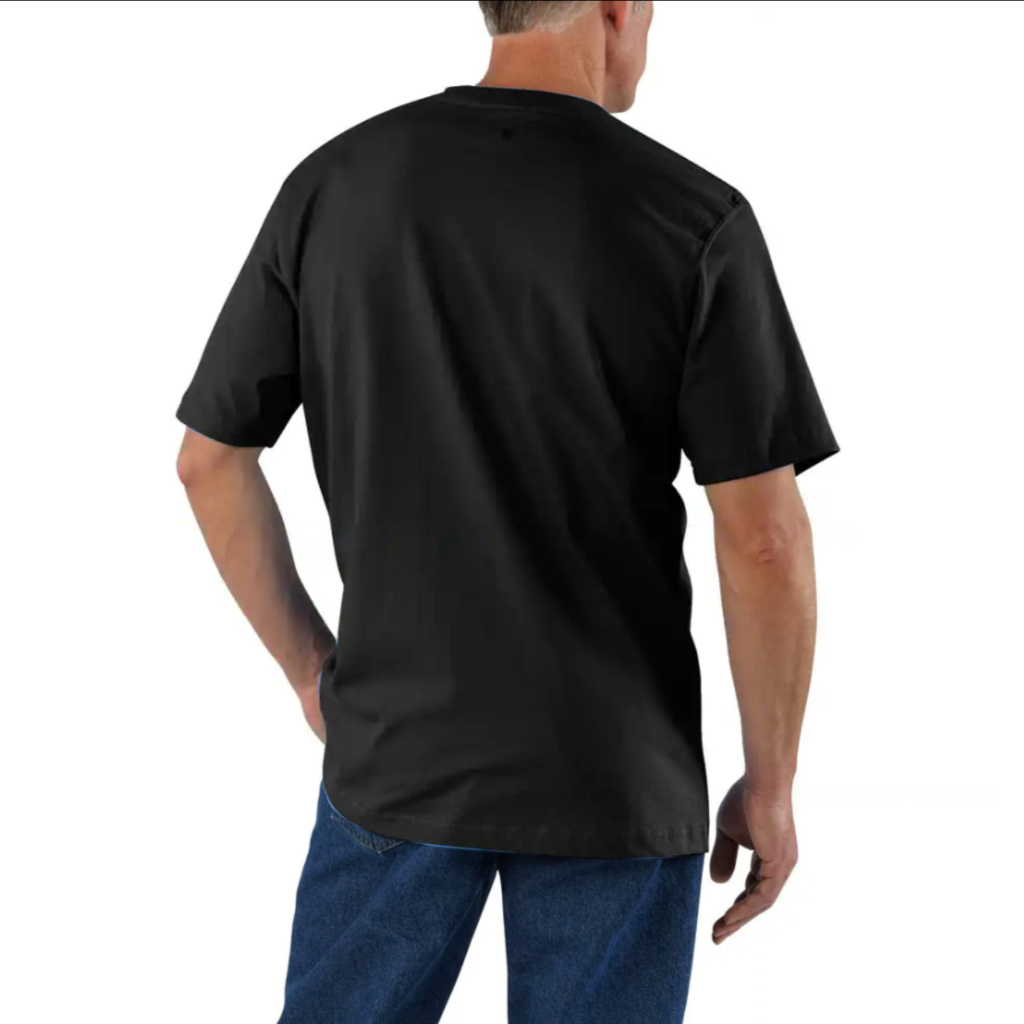 Loose Fit Heavyweight S/S Pocket Tee Black