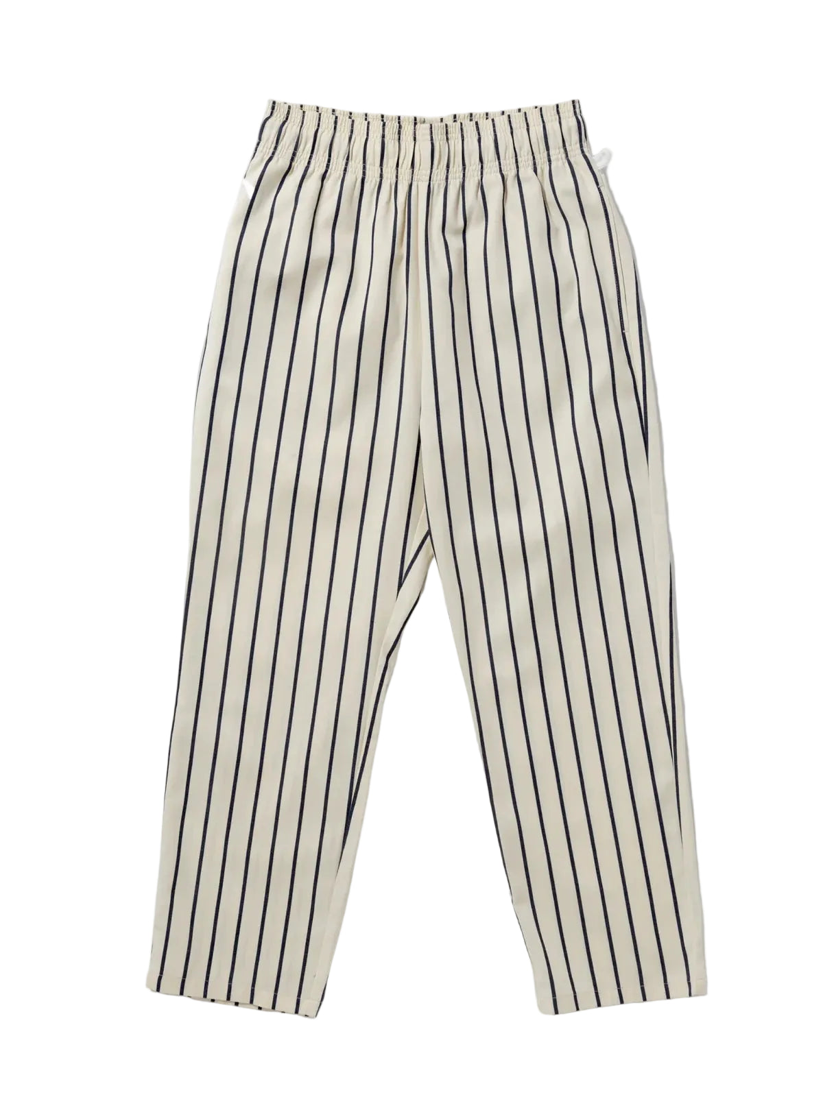 Striped pants on a white background