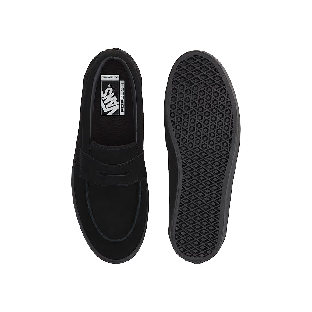 Skate Loafer Suede Black/Black