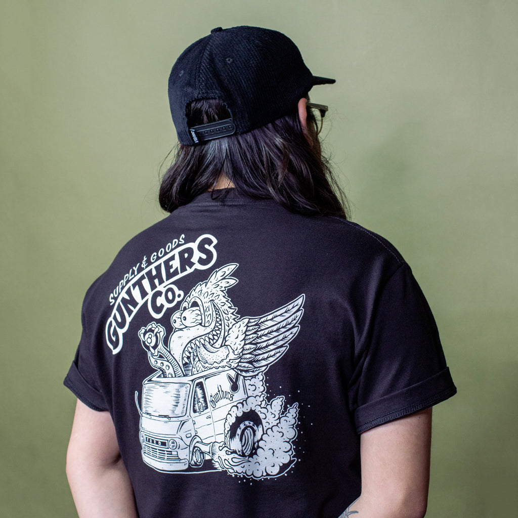 Parrot Hot Rod Tee Black