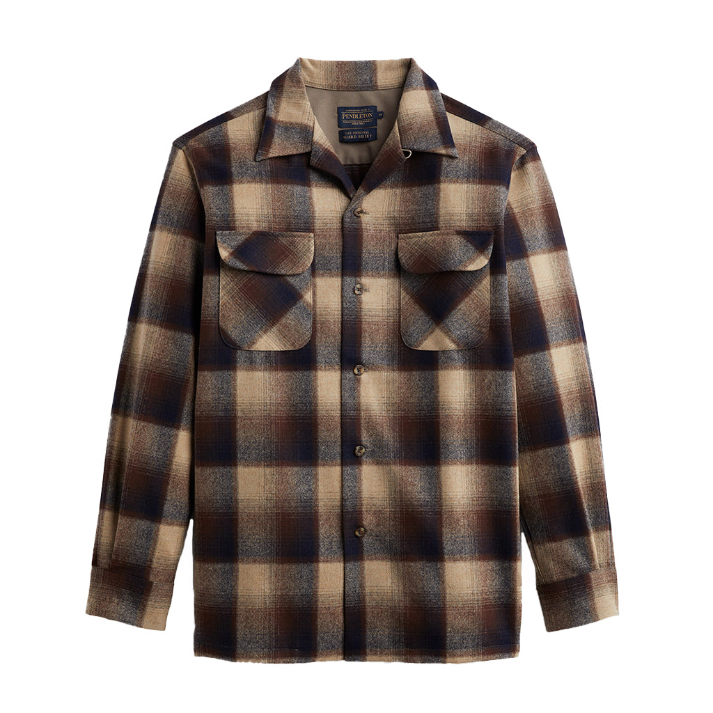 Board Shirt Brown/Navy Ombre Fall 23'