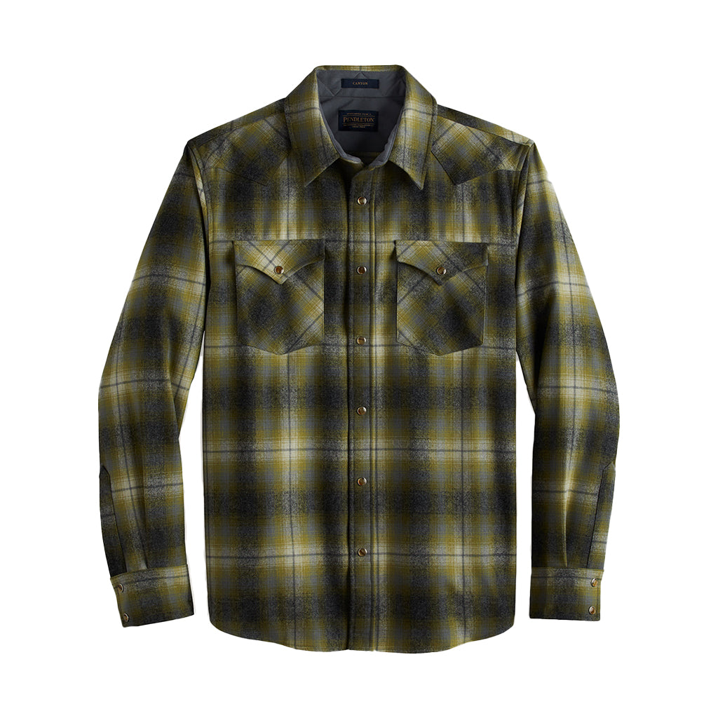 Canyon Shirt Green/Grey Mix Ombre 22 – Gunthers Supply And Goods