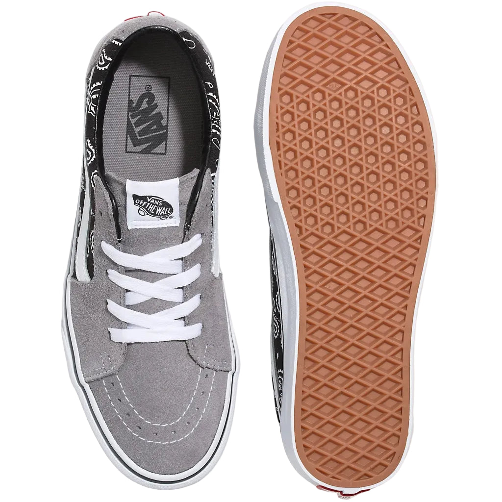 Sk8 Low Paisley Grey/True White