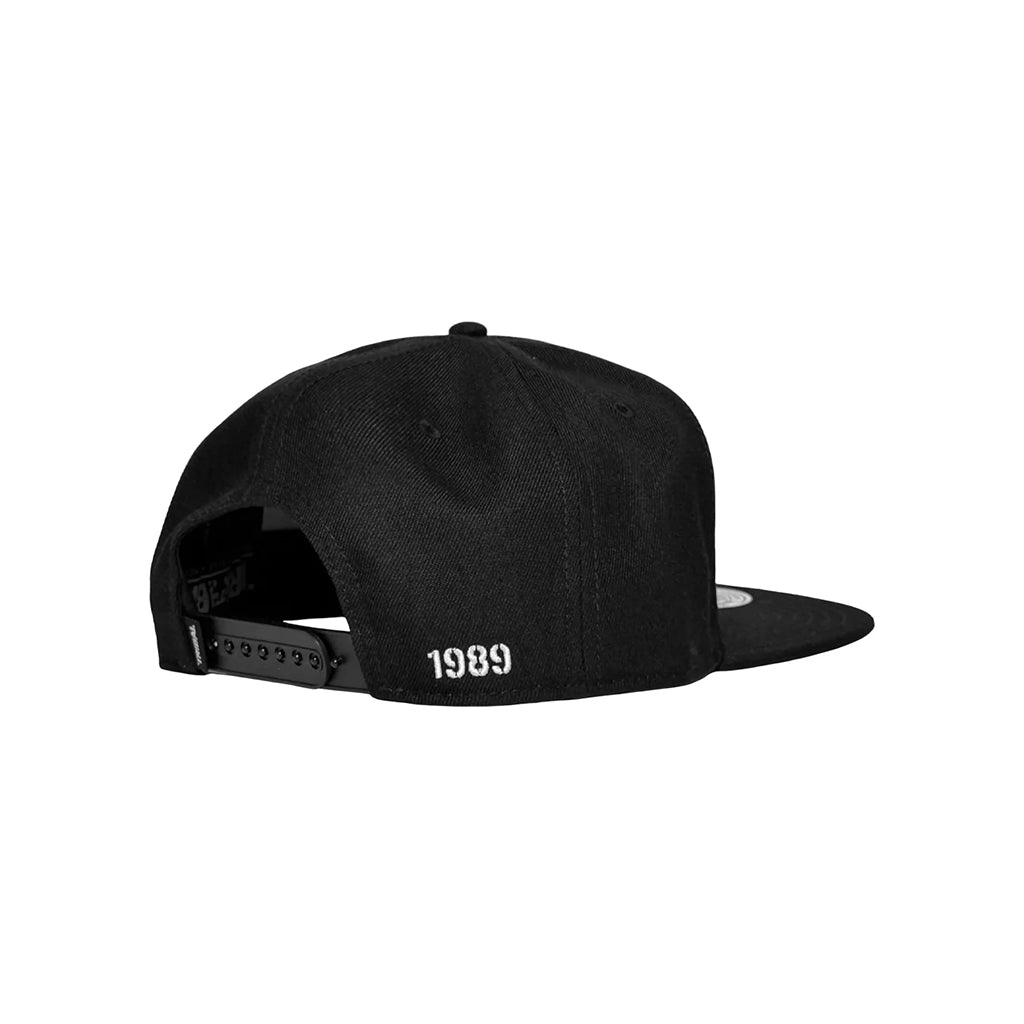 White on Black Snapback