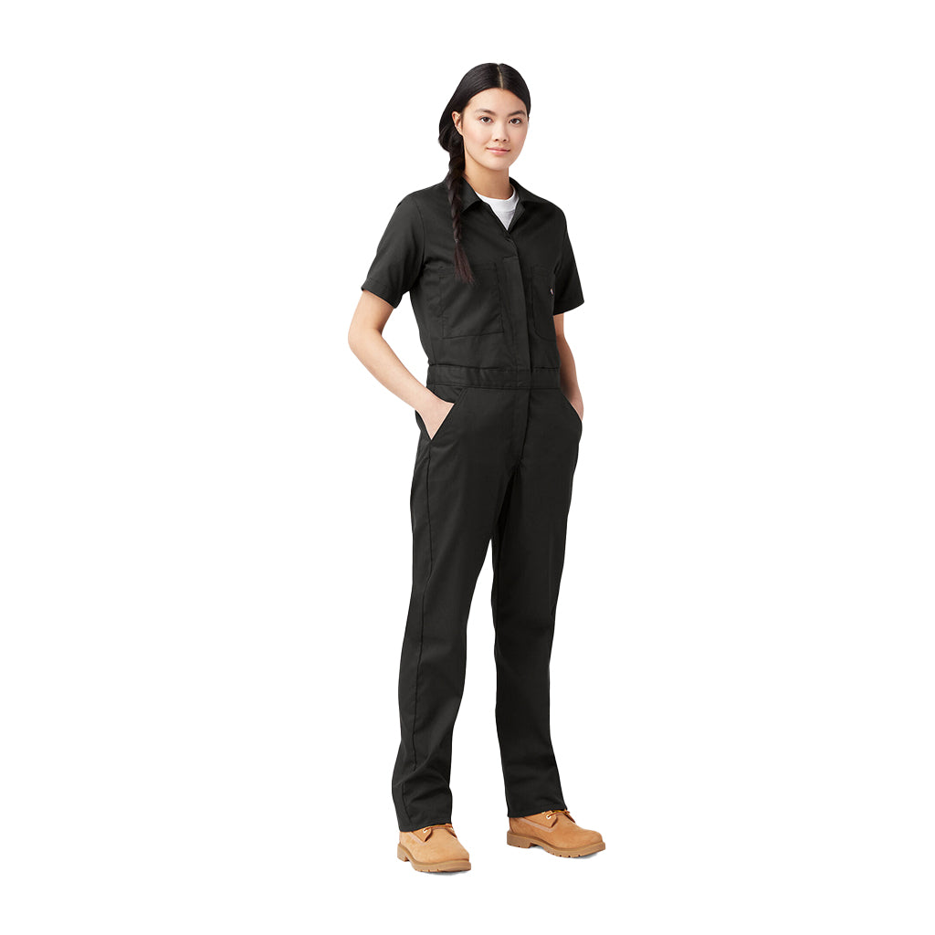 Womens Flex S/S Coveralls Black