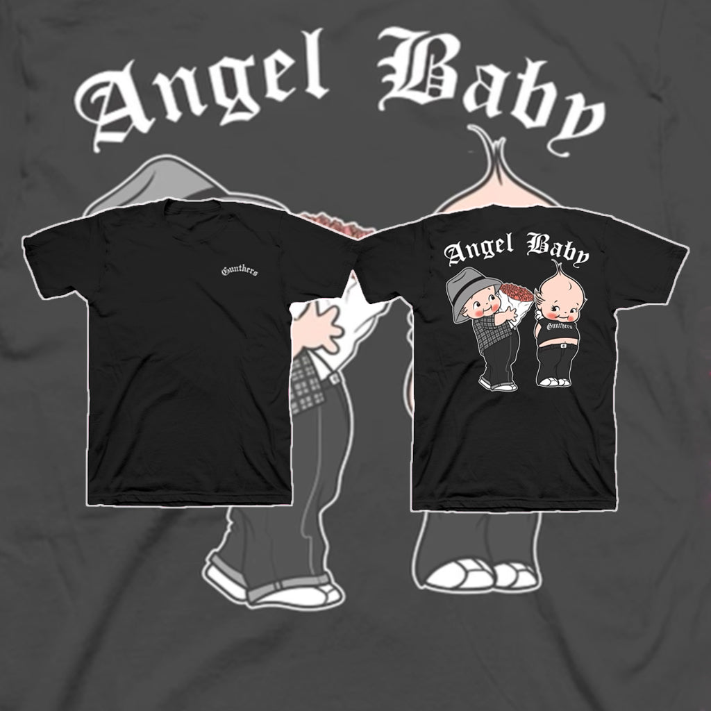Angel Baby Tee Black