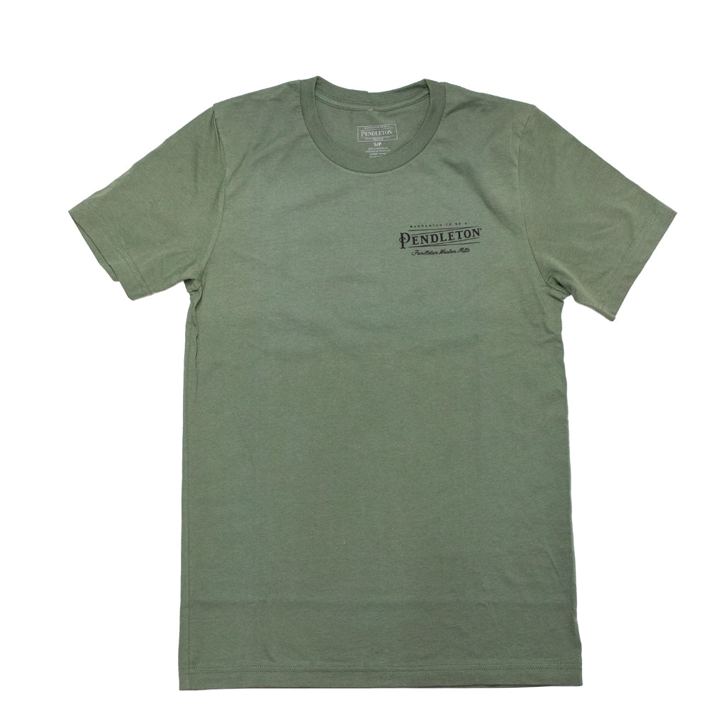 Vintage Logo Graphic Tee Military Green/Black