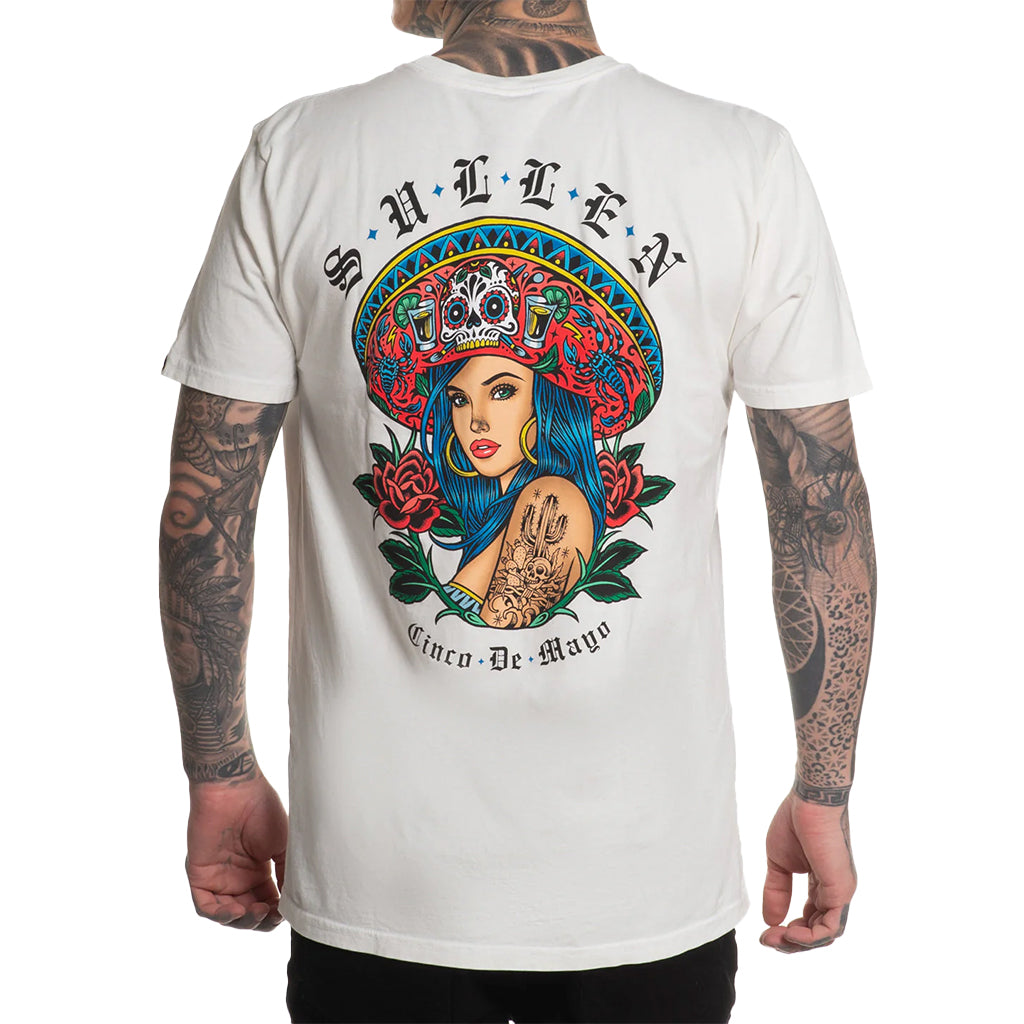 Cinco De Mayo Tee Antique White