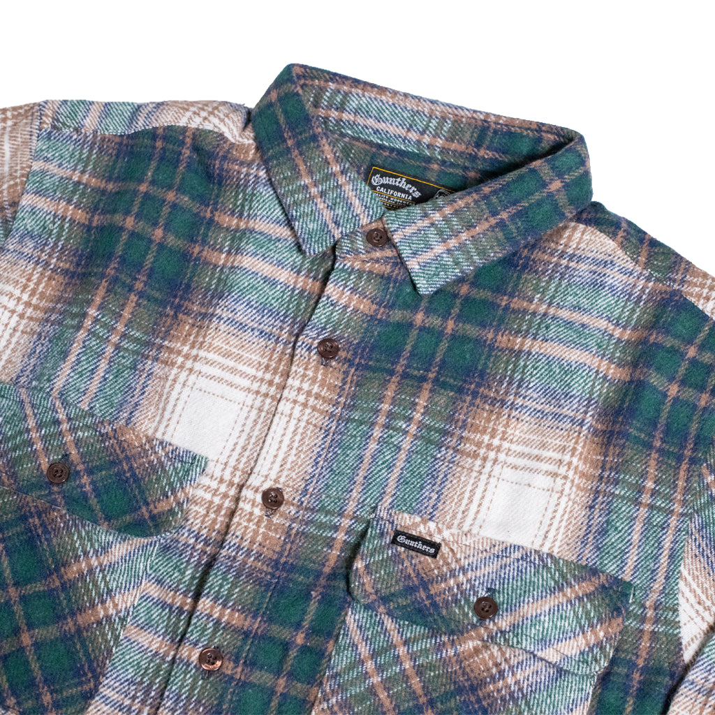 Birch Flannel Brown Green Plaid