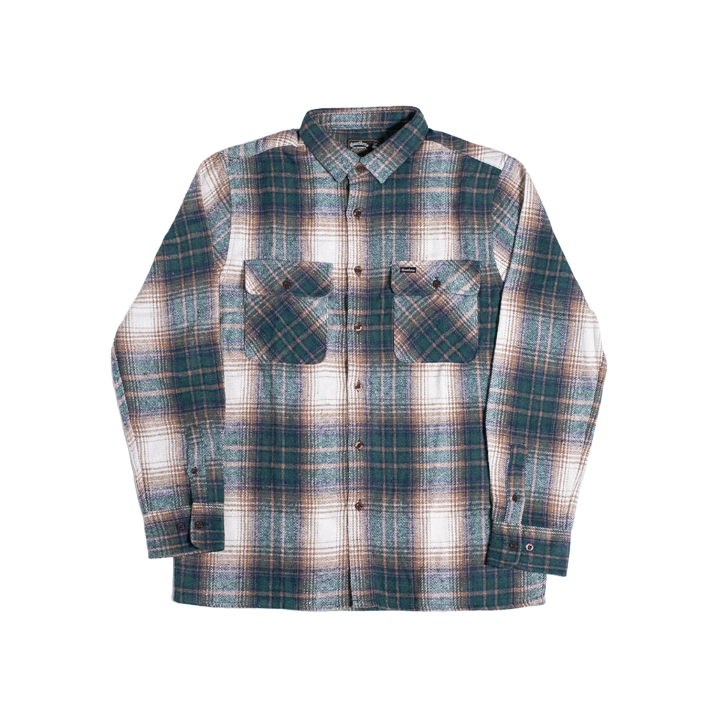 Birch Flannel Brown Green Plaid