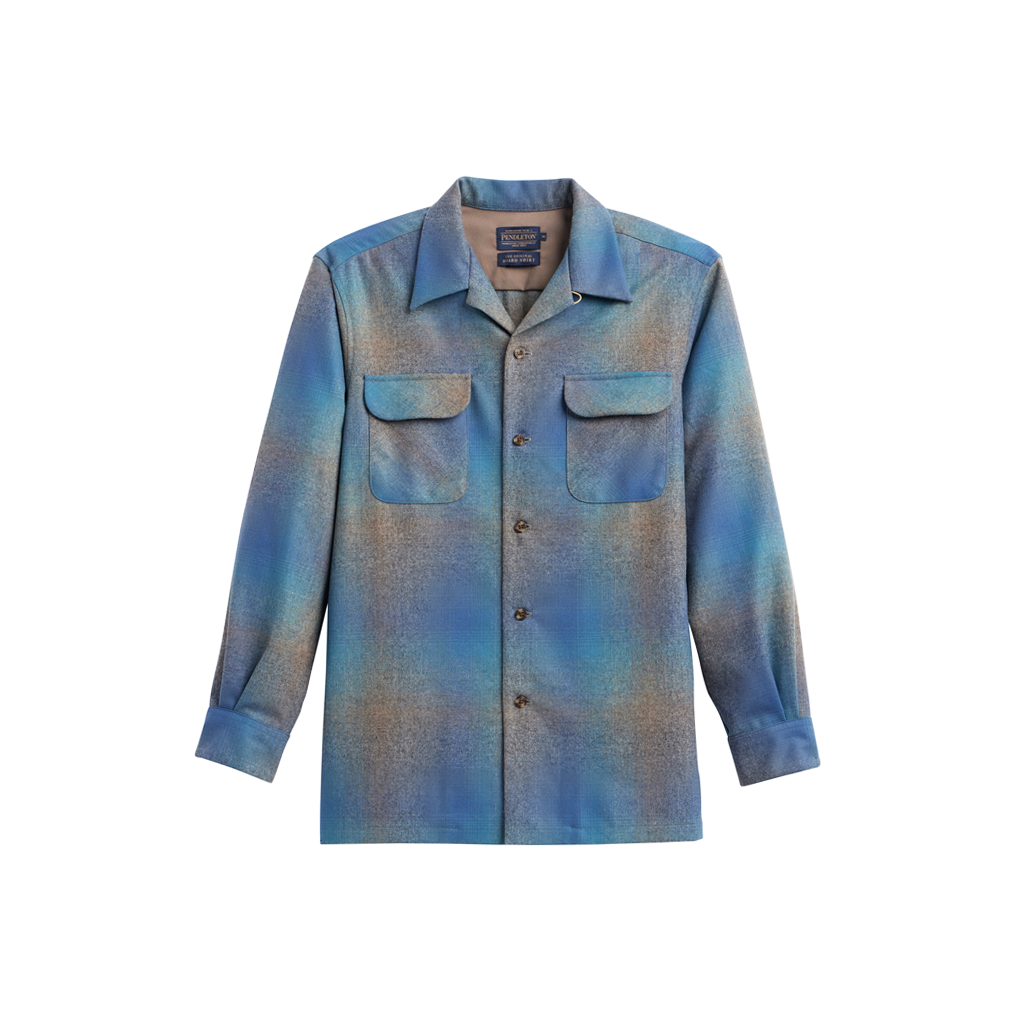 Board Shirt Blue Multi/Taupe Mix Ombre 25'