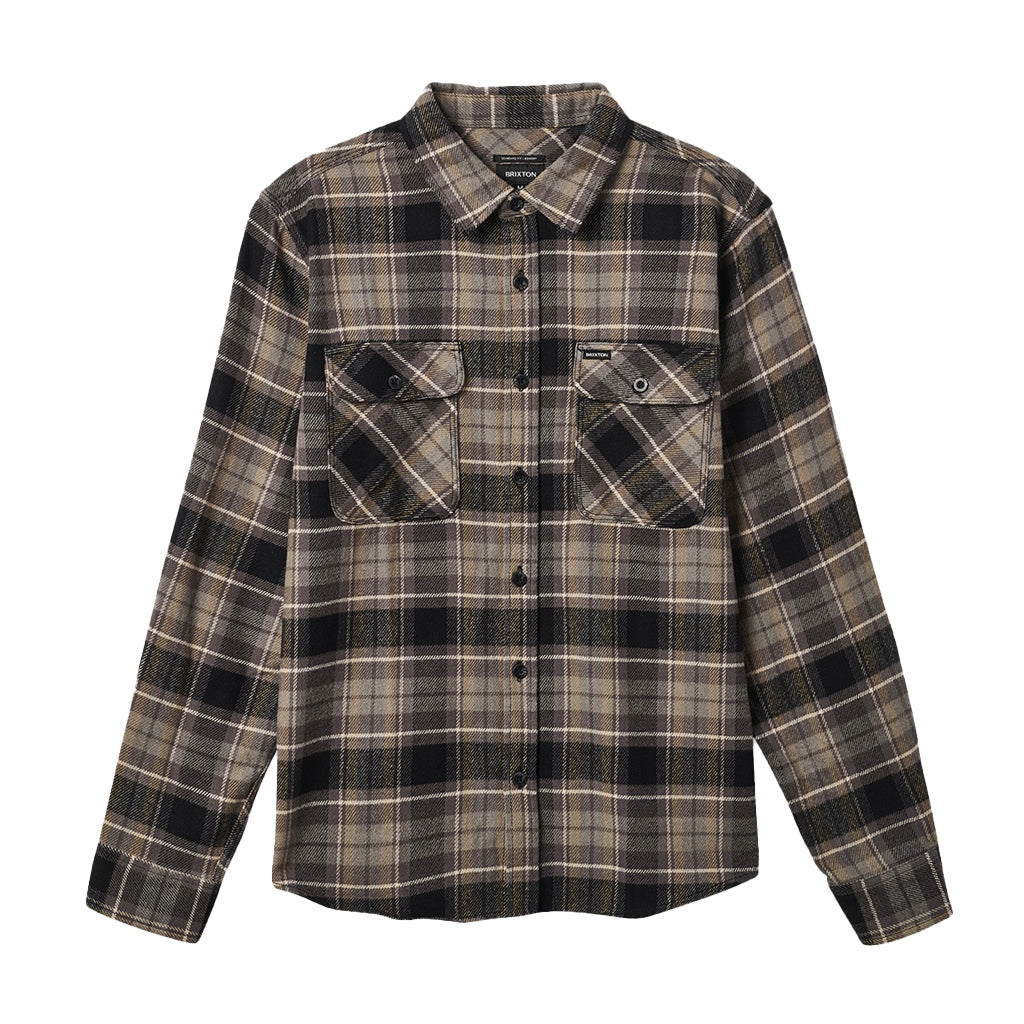 Bowery Flannel Black/Charcoal/Oatmeal