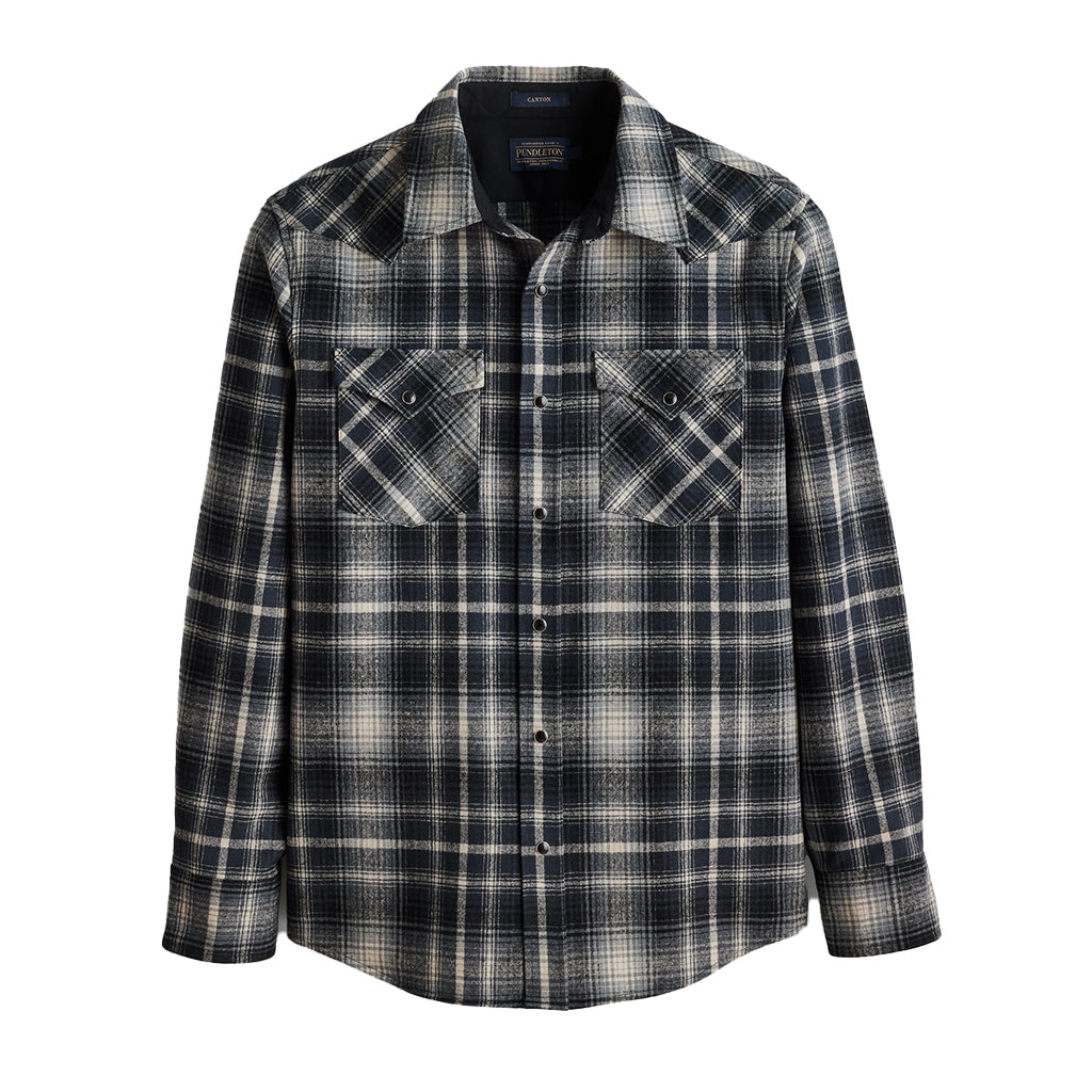 Canyon Shirt Grey/Tan Ombre Check 24'