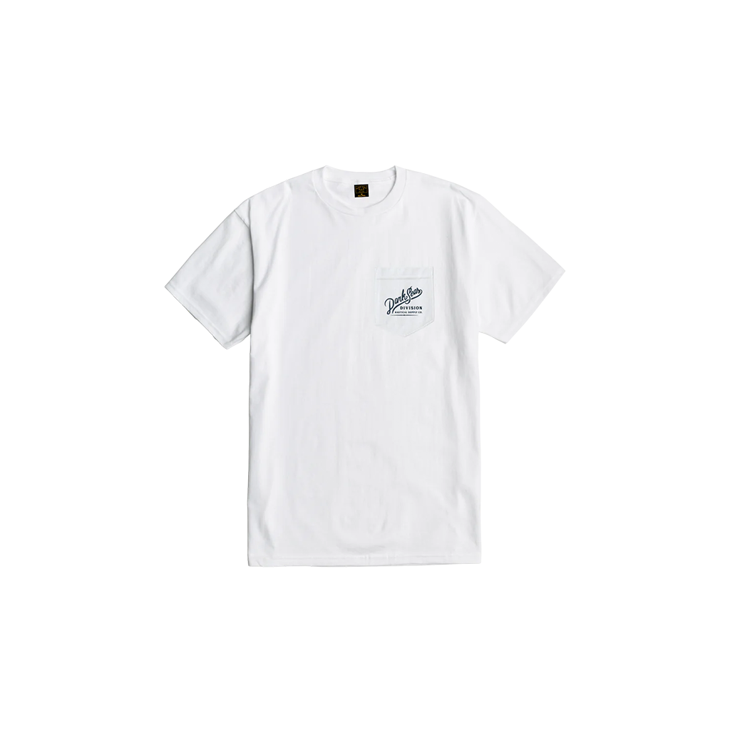 Chestnut Pocket Tee White