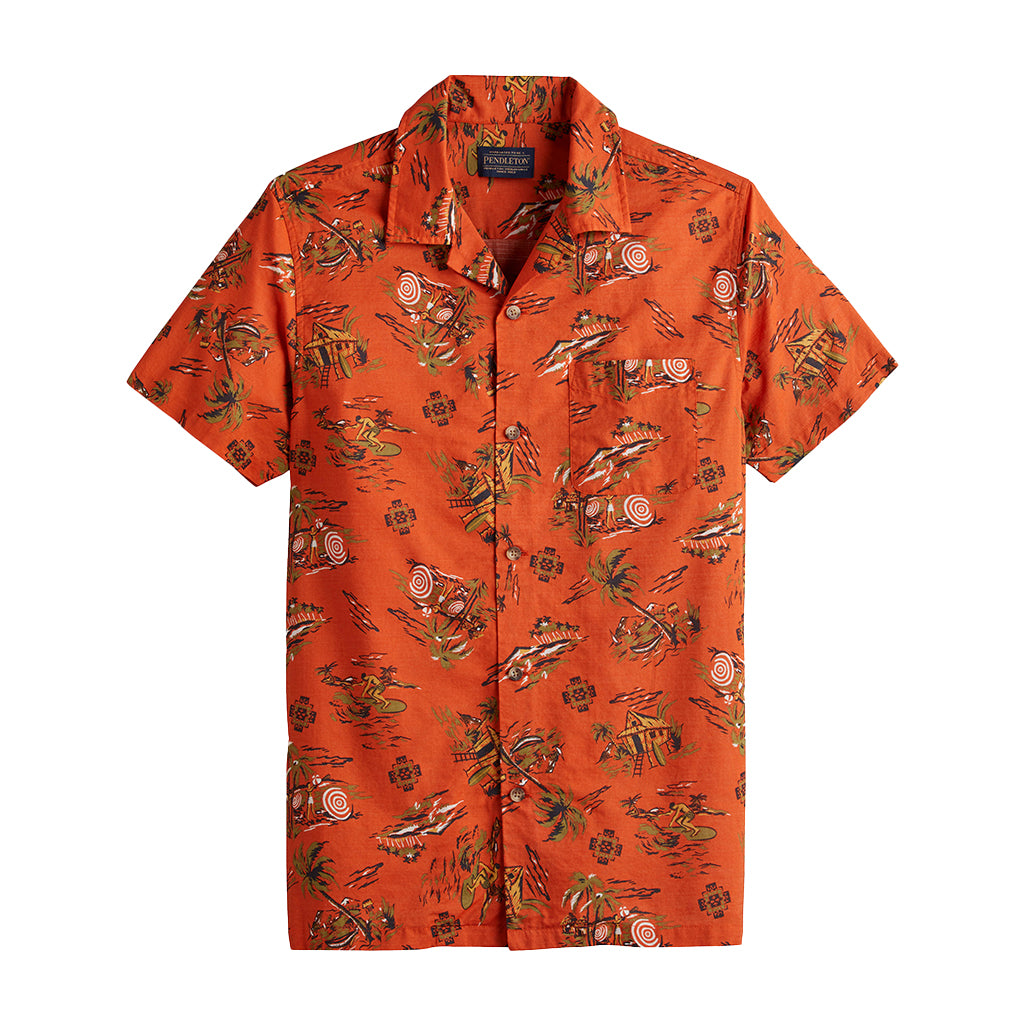 Aloha Shirt Chili Palms