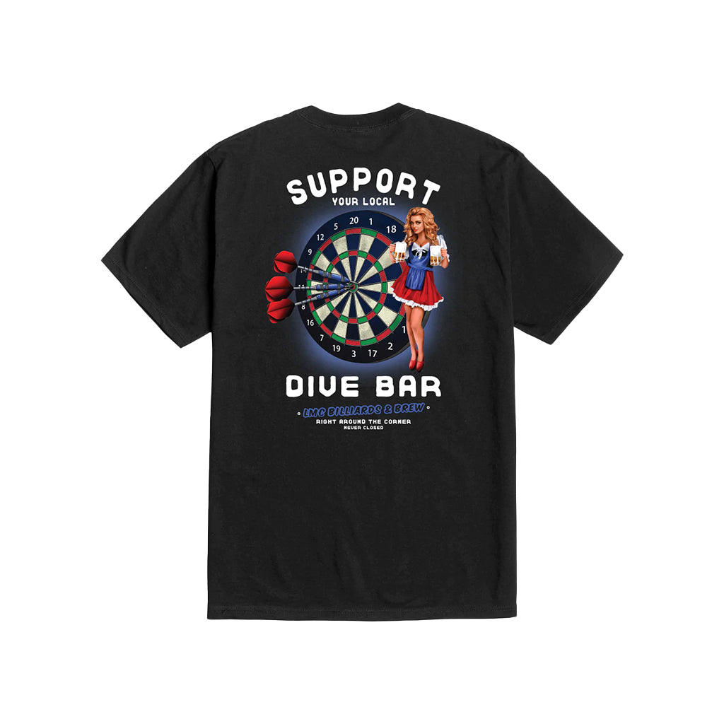 Darts and Beers Tee Black