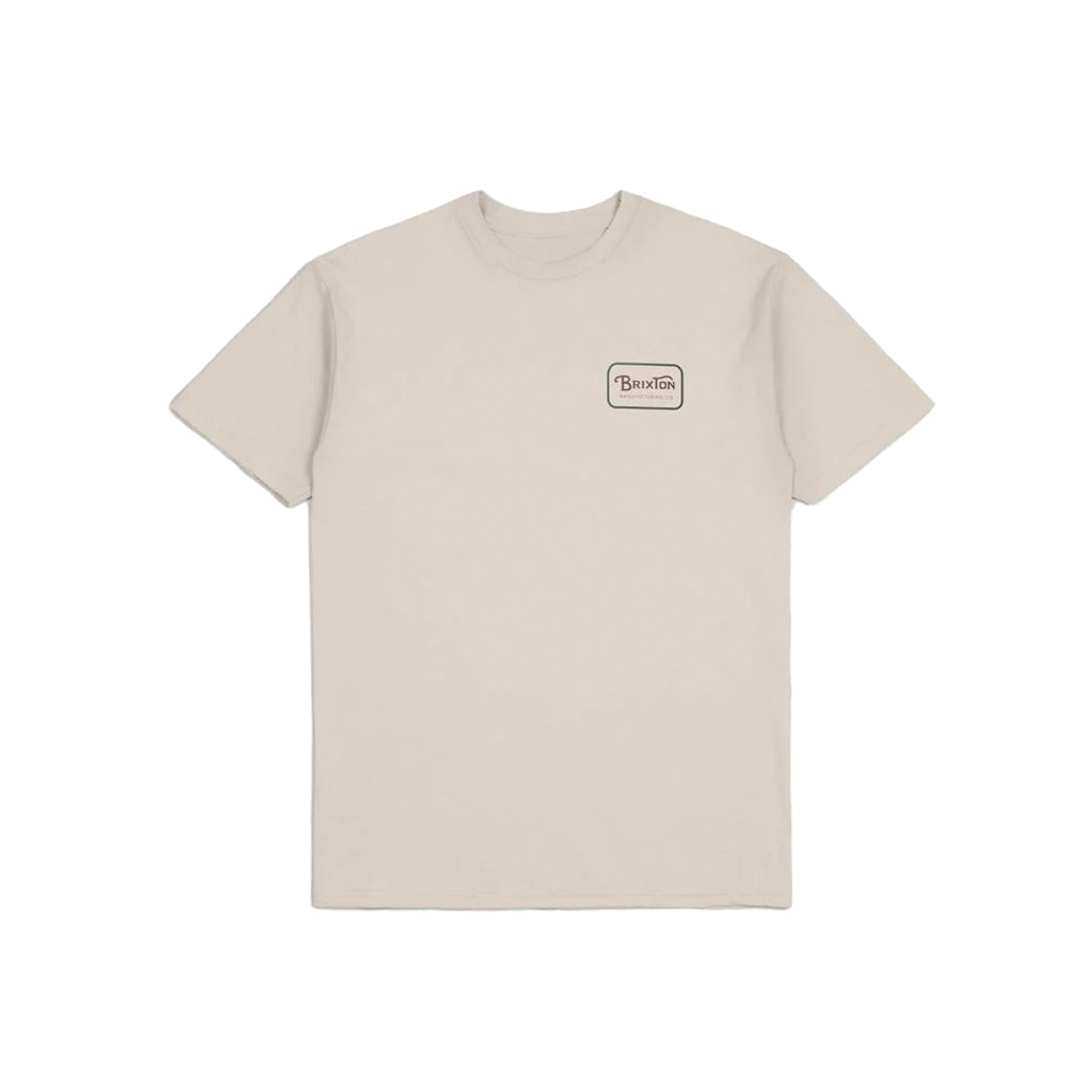 Grade S/S Tee Cream/ Trekking Green/ Sepia