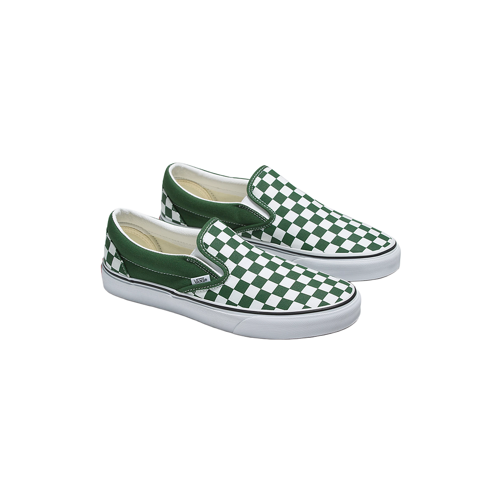 Vans Slip On Checkerboard Greener Pastures Shoe – Gunthers