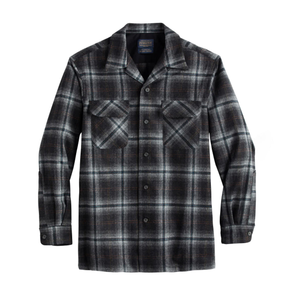 Tall Board Shirt Grey/Black Plaid 16'
