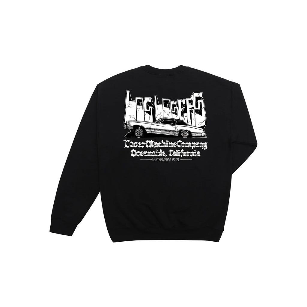 Hood Rich Fleece Crewneck Black