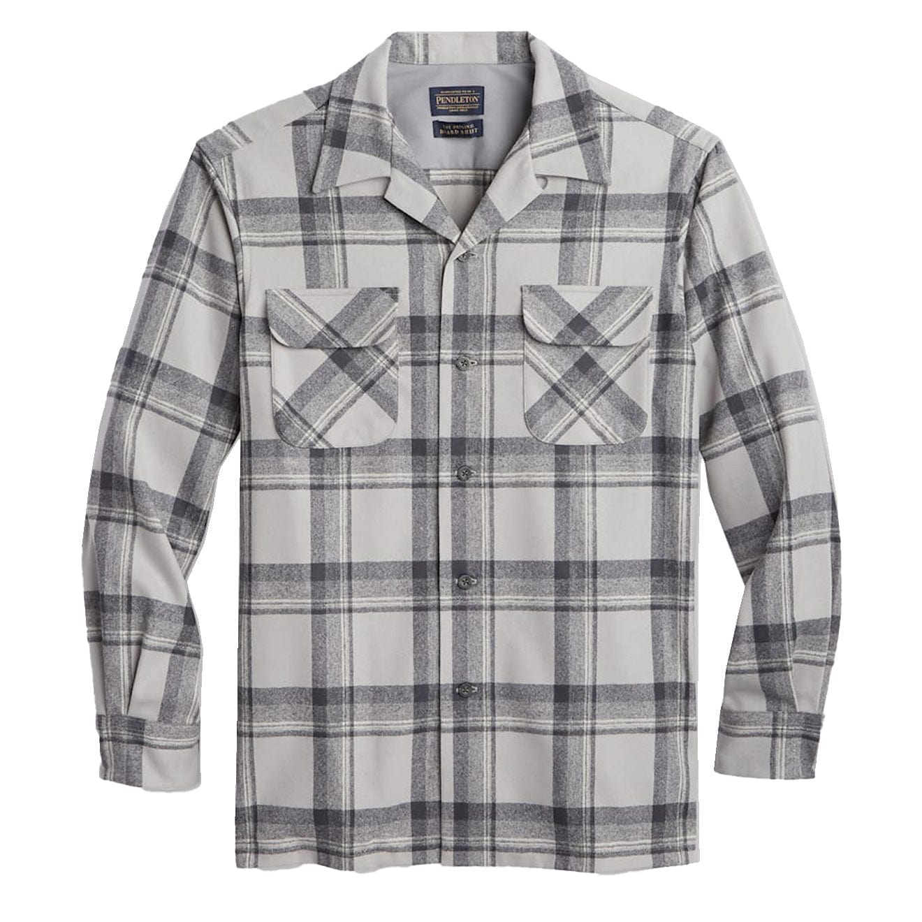 Tall Board Shirt Grey Mix Plaid 22'